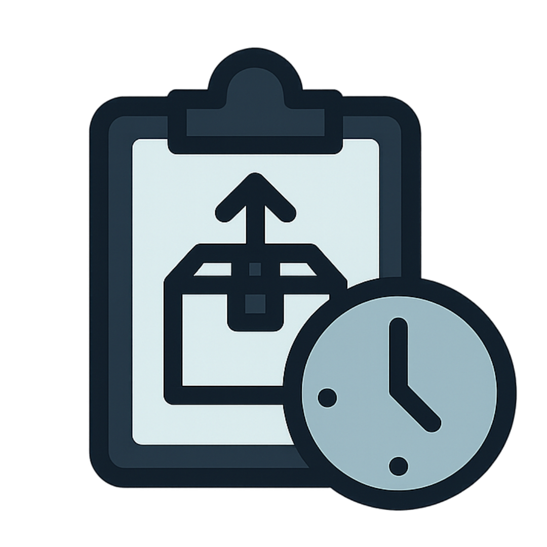 Control horario de tiempos de entrega